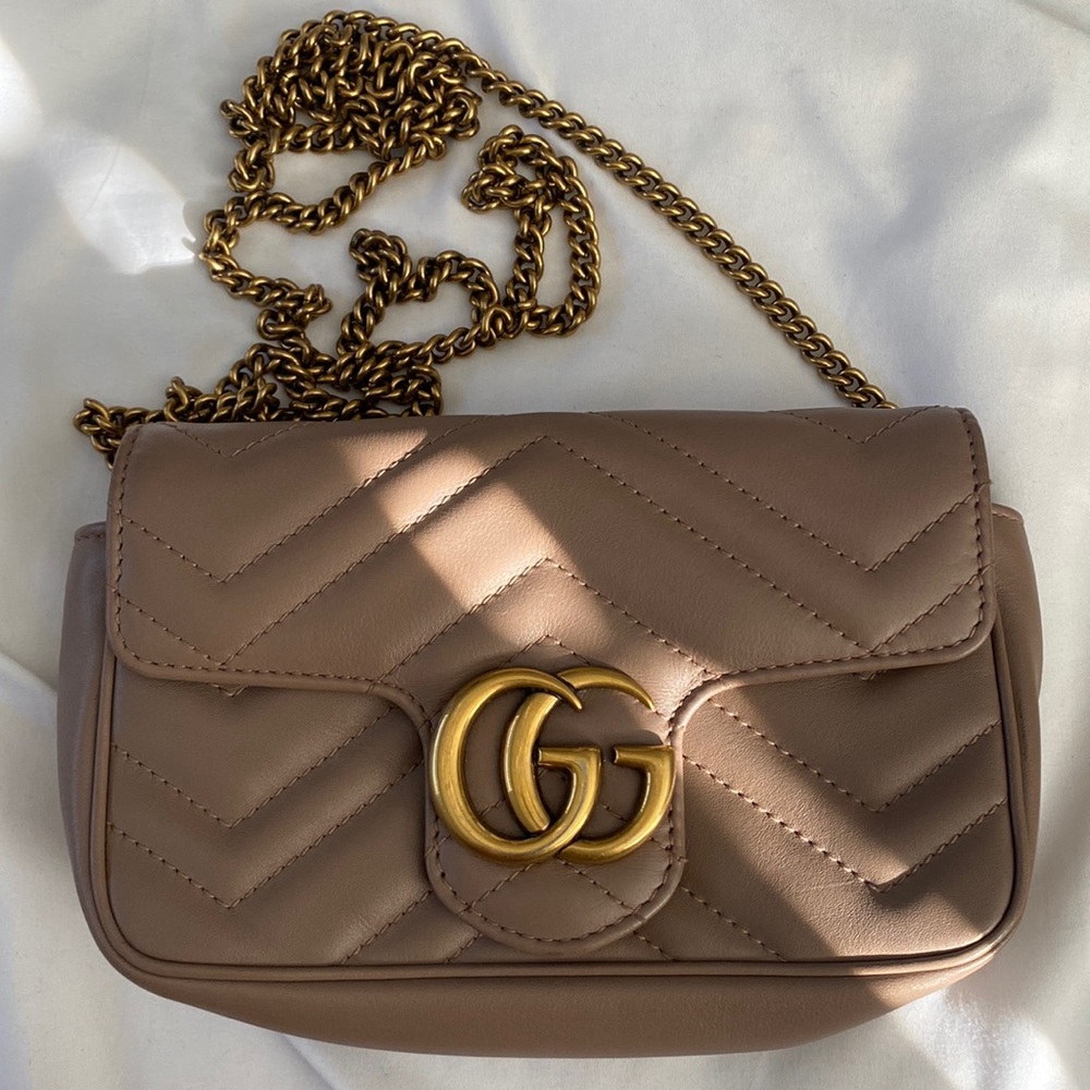 Gucci GG marmont super mini shoulder bag